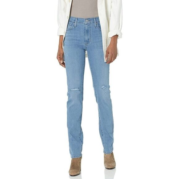 LEVI'S | 724 High-Rise Straight Jeans in Slate Fixer - Picture 1 of 11